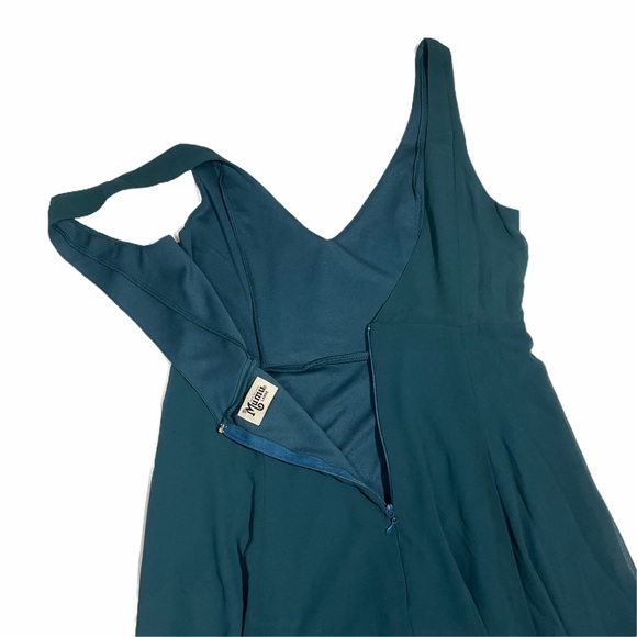 NWOT! SMYM Jenn Maxi Deep Jade Chiffon - Picture 8 of 12